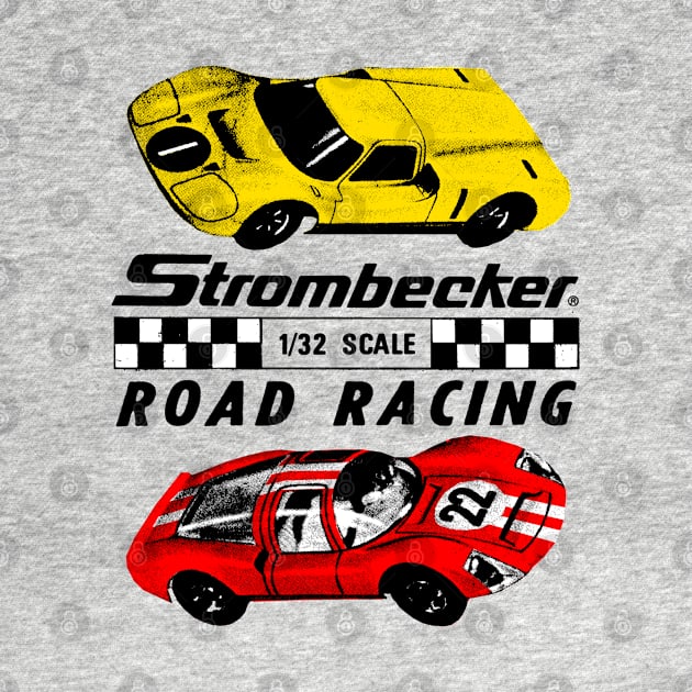 Strombecker - Ford J & Porsche Carrera T-Shirt by Strombecker Style